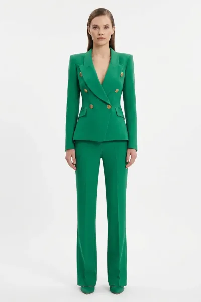 Conjunto Sastre Cruzado Verde Esmeralda - Sarah Chole