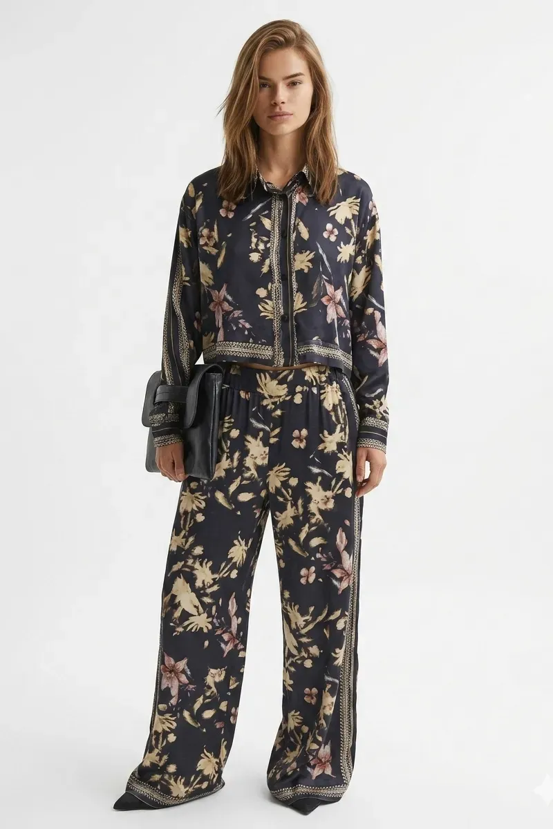 Blusa corta estampado floral | Nü | RettoModaStils