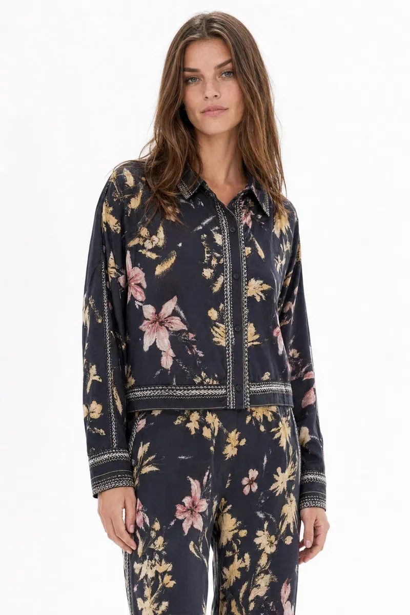 Blusa corta estampado floral | Nü | RettoModaStils