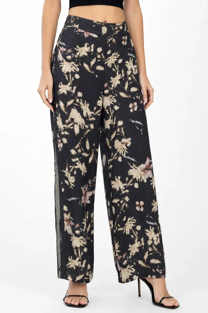 Pantalón palazzo estampado floral | Nü | RettoModaStils