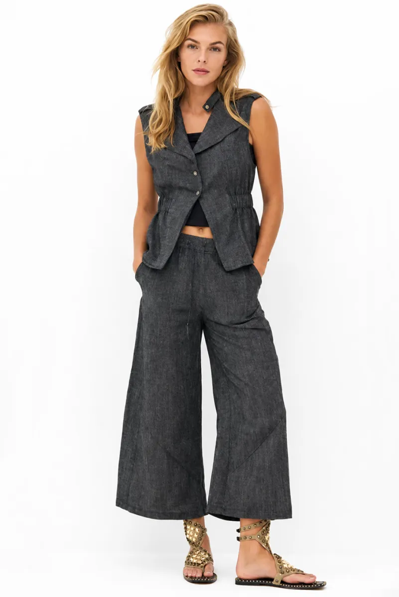 Pantalón recto capri denim | Nü | RettoModaStils