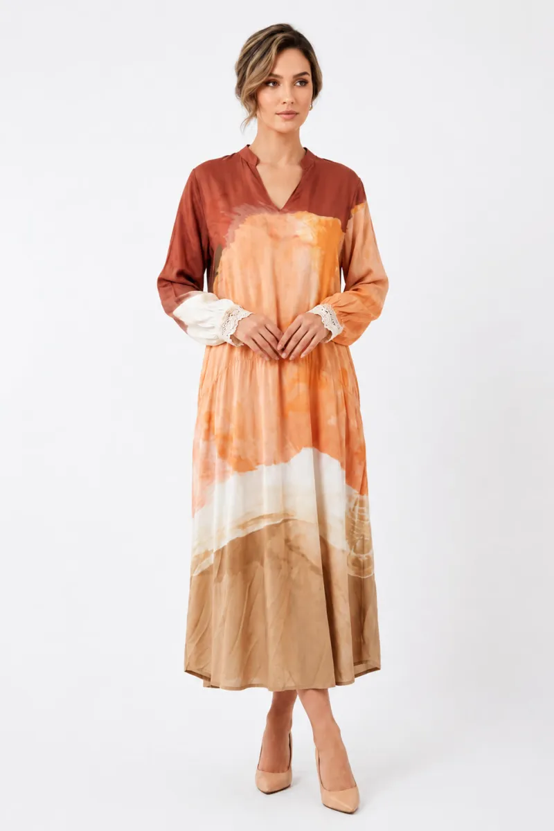 Vestido midi boho étnico | Nü | RettoModaStils