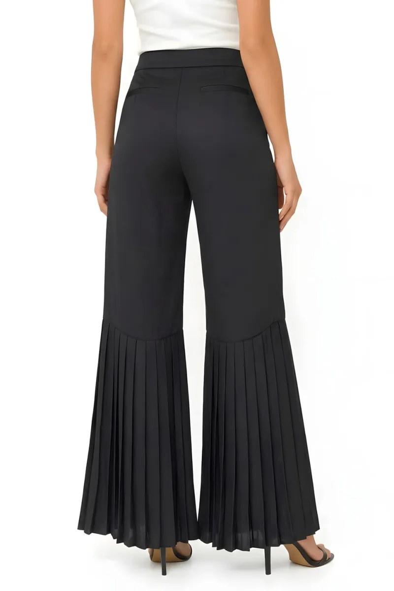 Pantalón palazzo plisado | Nü | RettoModaStils