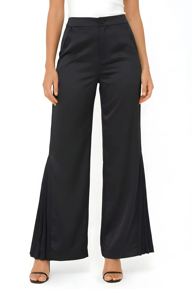 Pantalón palazzo plisado | Nü | RettoModaStils