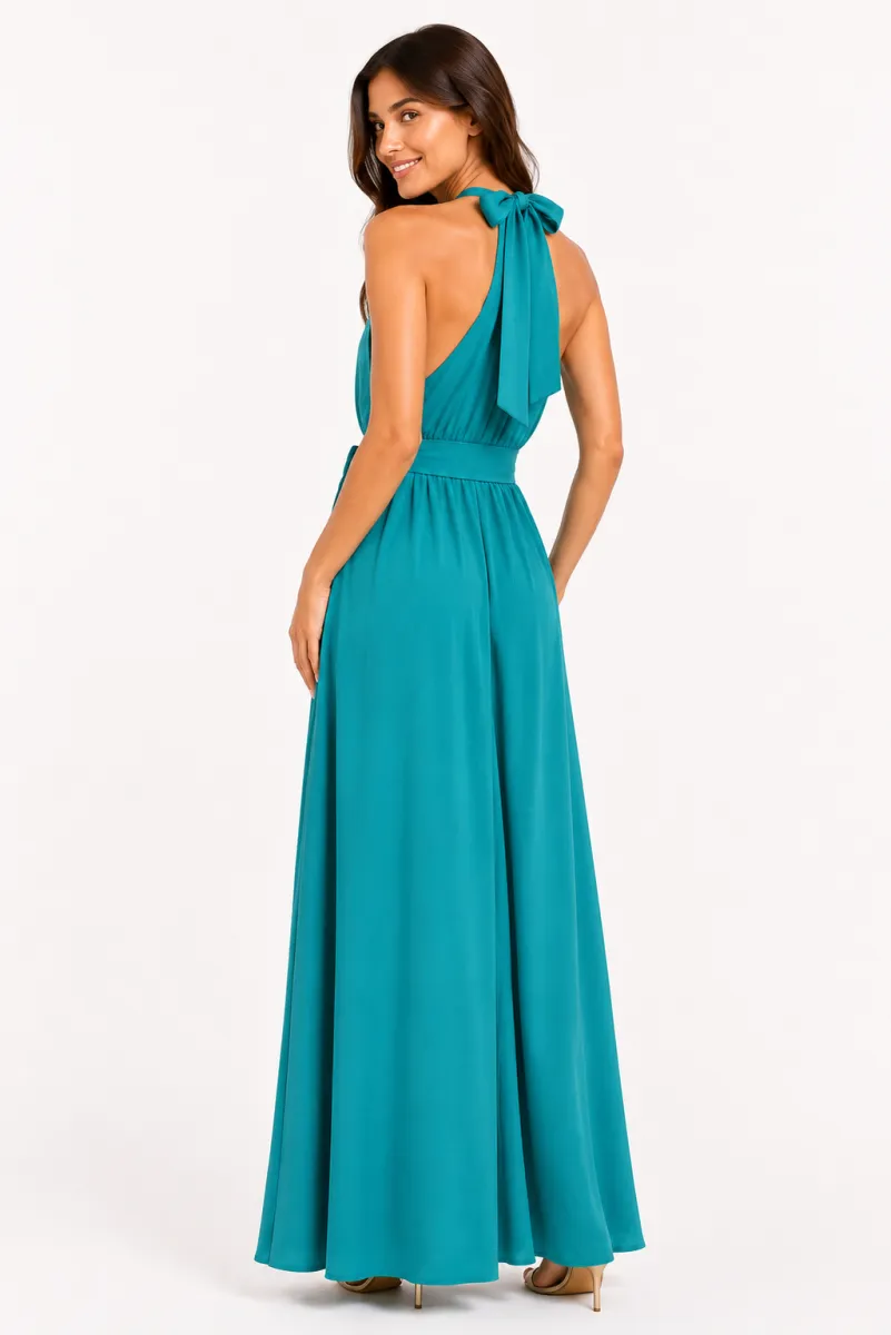Vestido largo halter | Moutaki | RettoModa