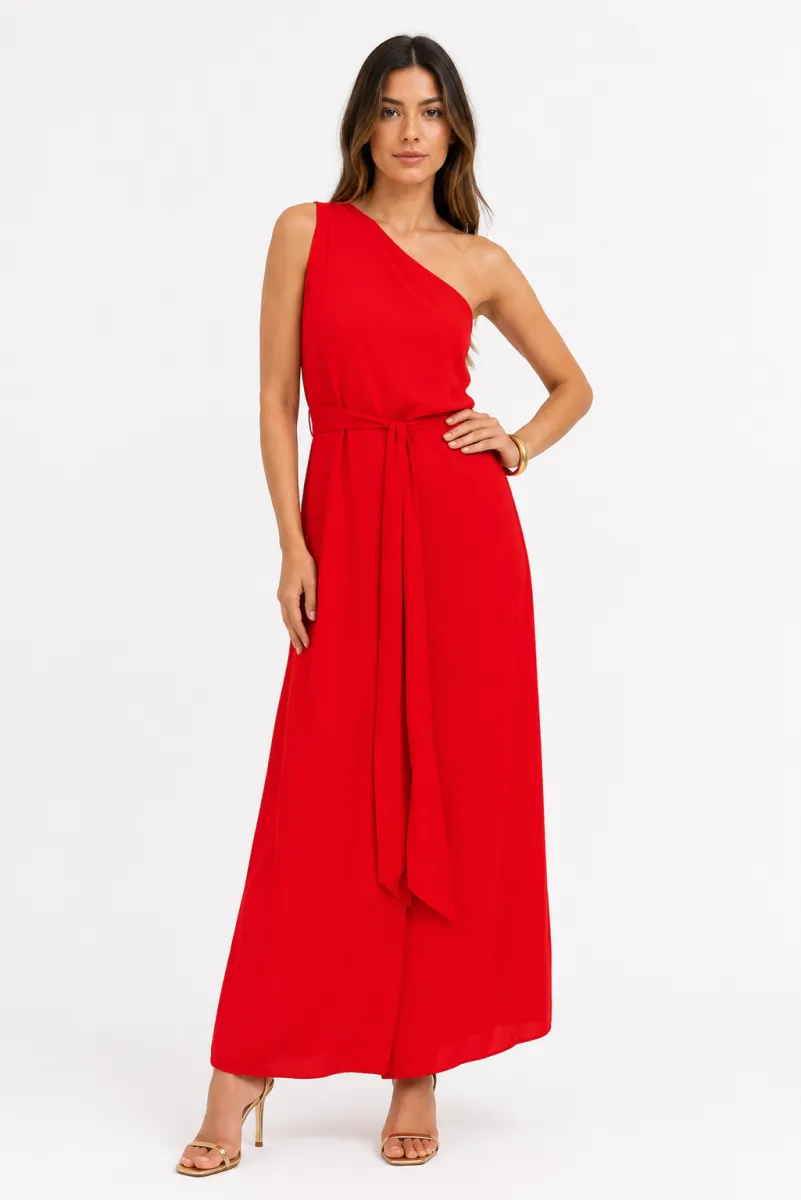Vestido largo asimétrico | Moutaki | RettoModaStils
