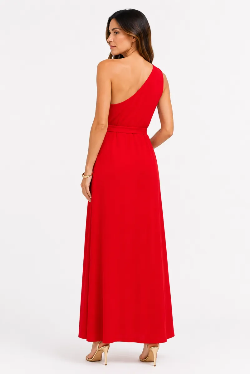 Vestido largo asimétrico | Moutaki | RettoModaStils
