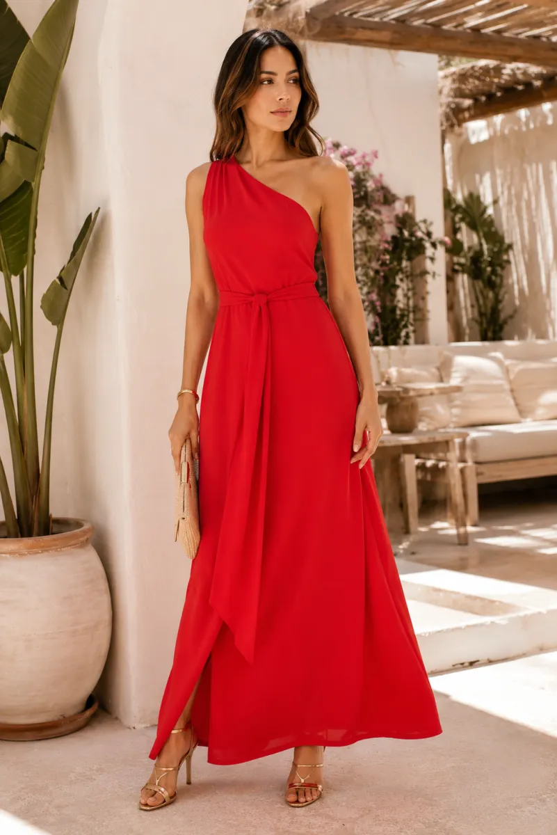 Vestido largo asimétrico | Moutaki | RettoModaStils