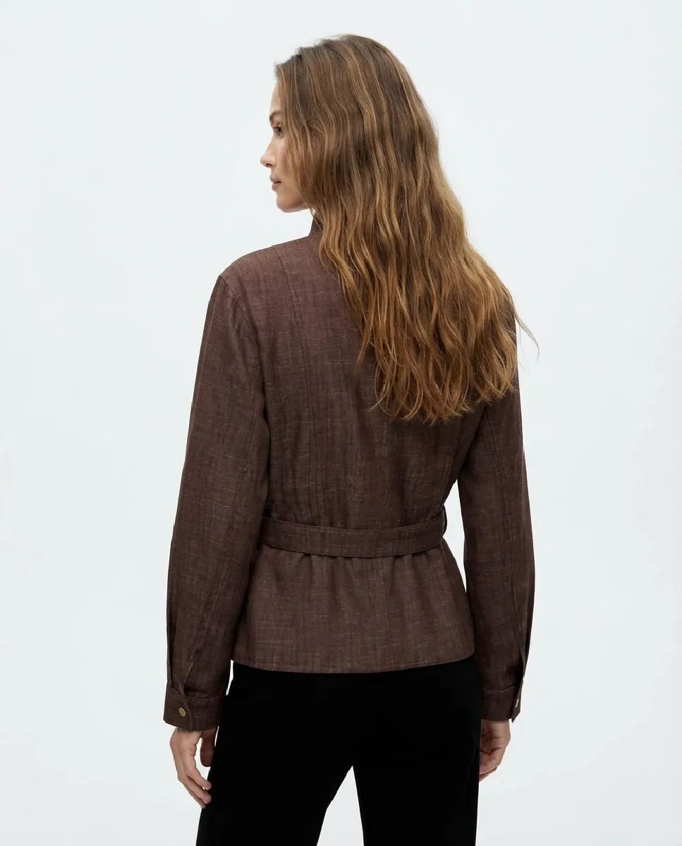 Chaqueta Edna entallada con cinturón | NÜ | RettoModaStils