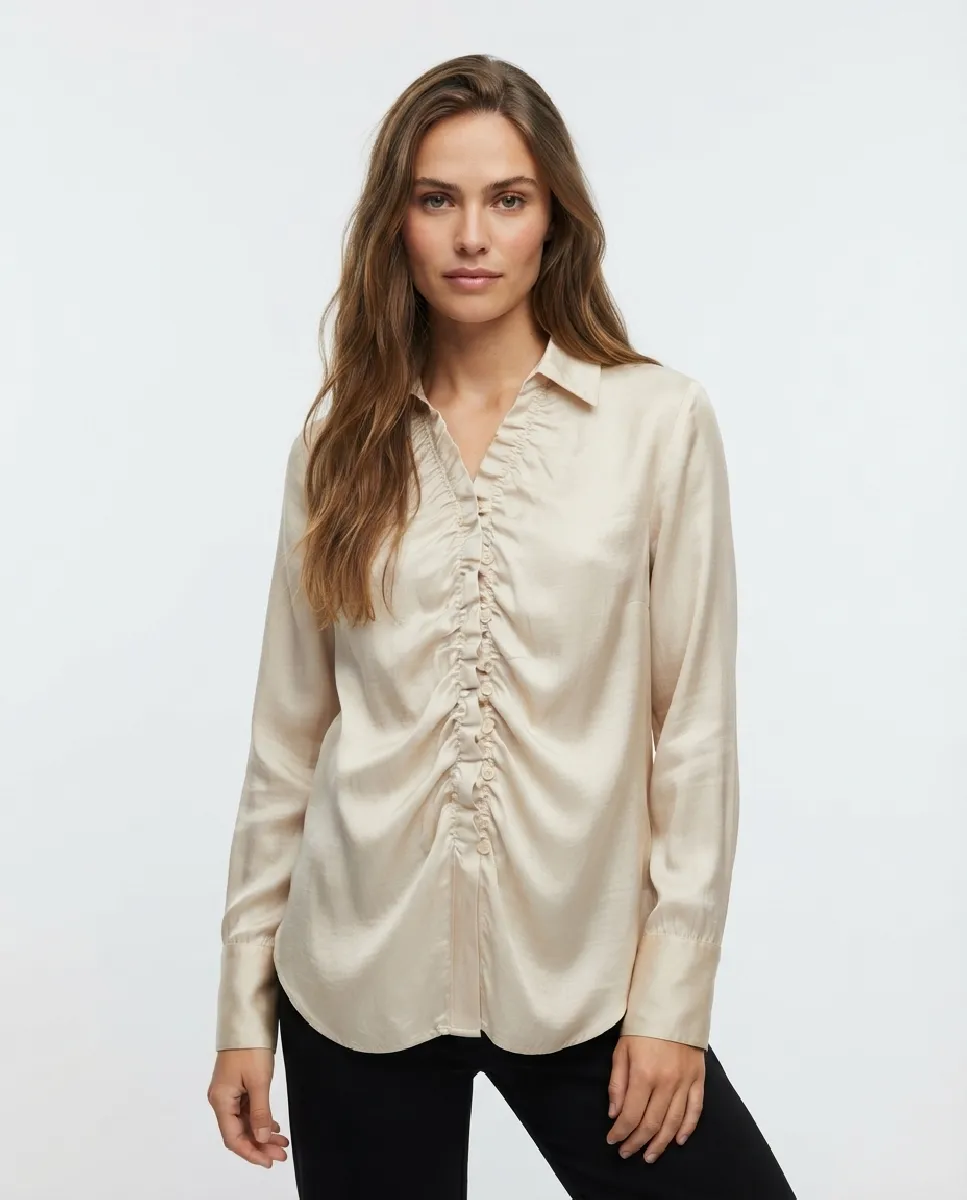 Camisa Ellen fluida de manga larga | NÜ | RettoModaStils