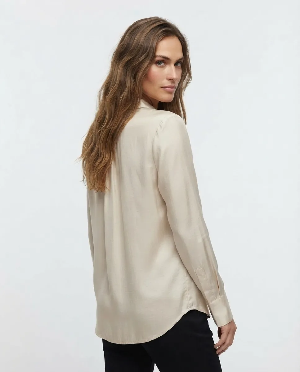 Camisa Ellen fluida de manga larga | NÜ | RettoModaStils