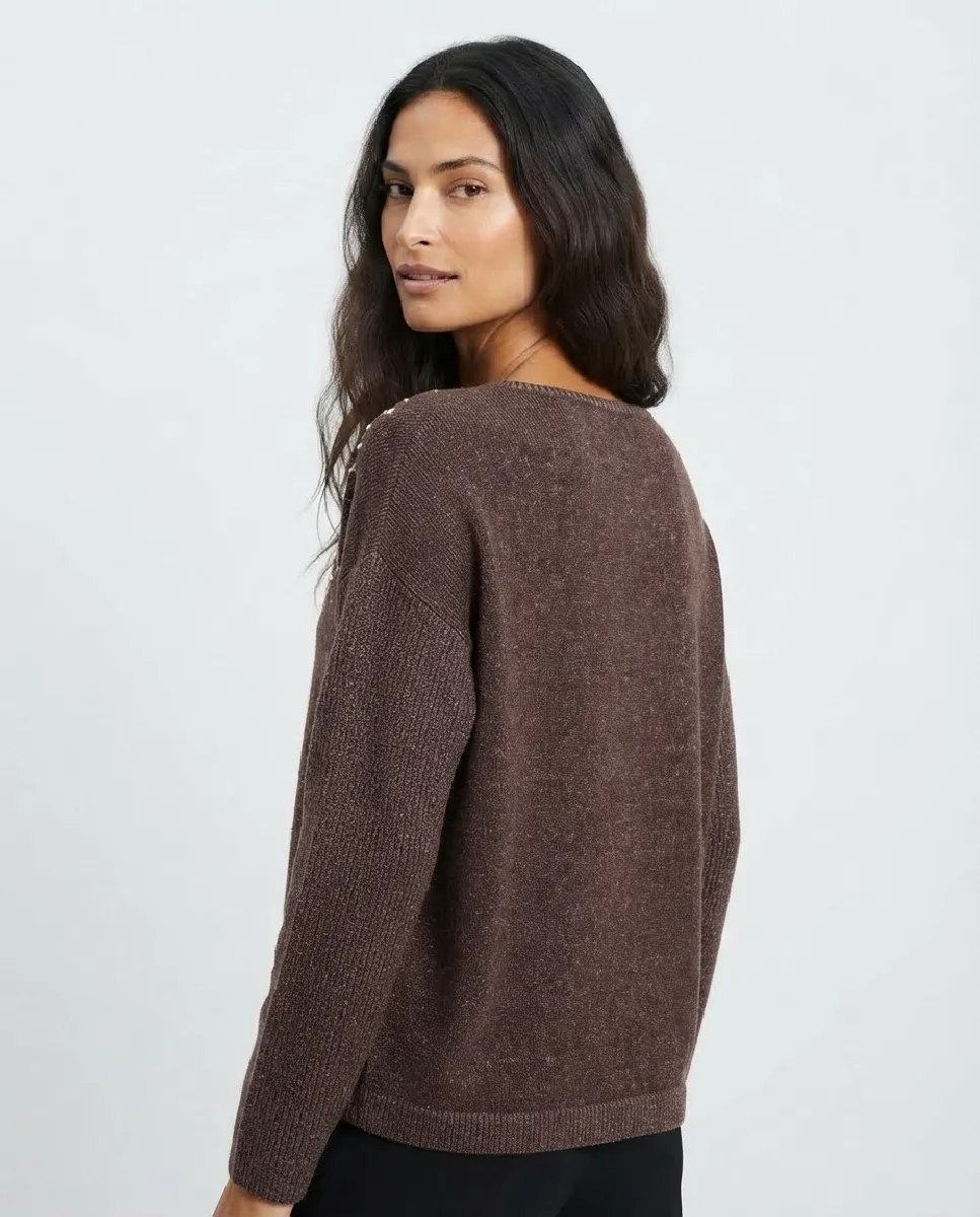 Jersey Eugenia de punto con tachuelas | NÜ | RettoModaStils