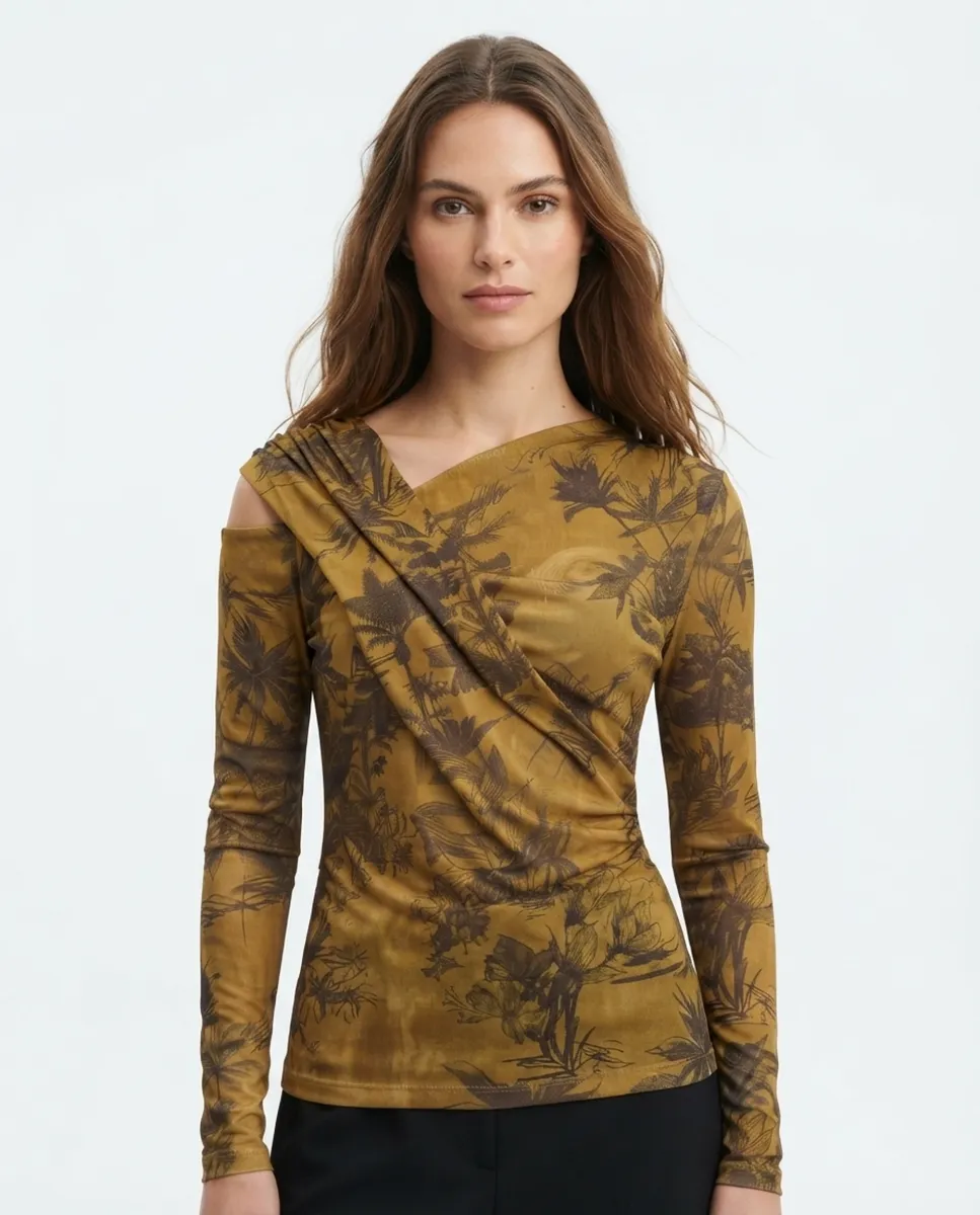 Top estampado de palmeras | Moutaki | RettoModaStils