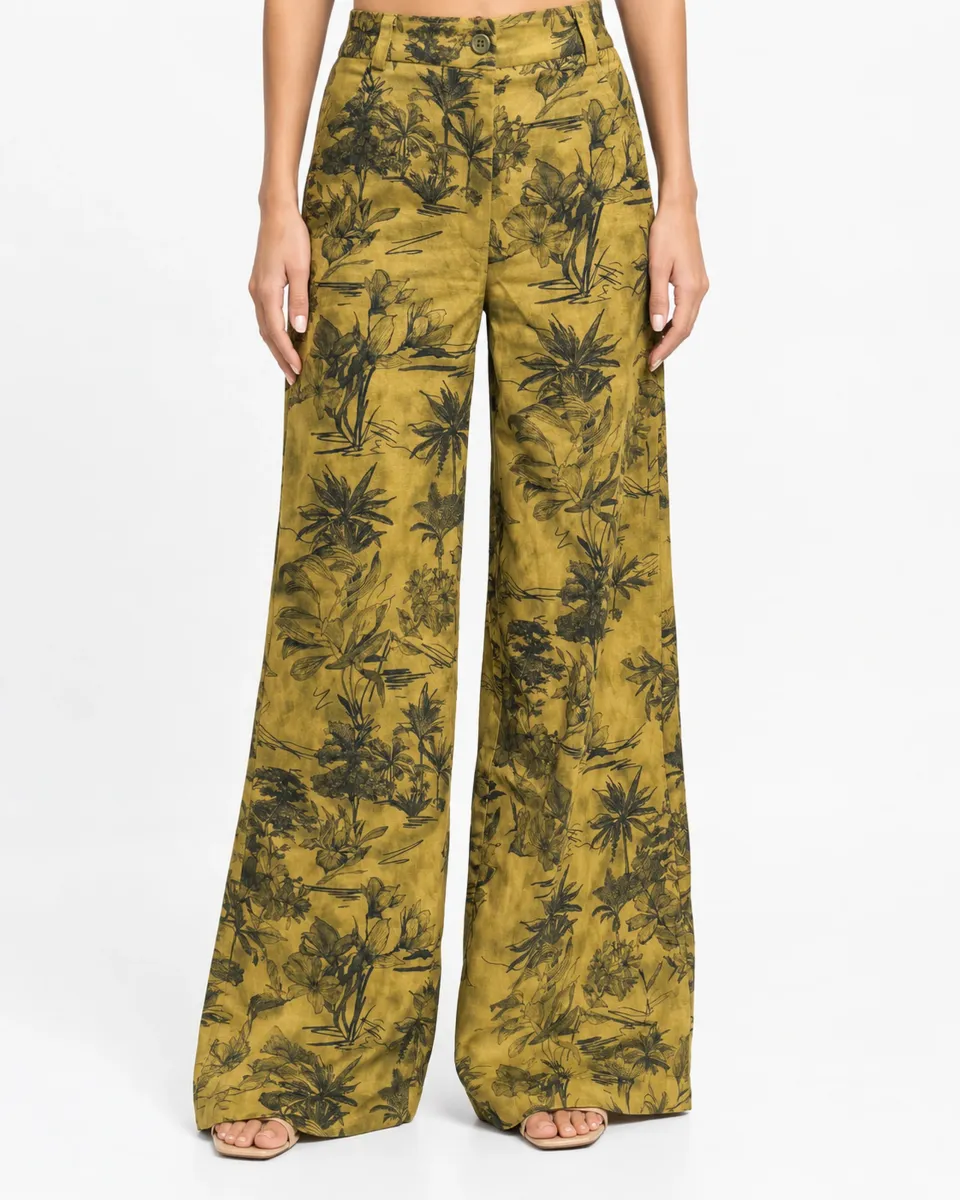 Pantalón estampado de palmeras | Moutaki | RettoModaStils