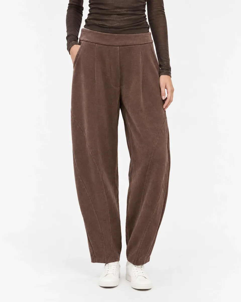 Pantalon de talle alto y corte relajado | Moutaki | RettoModaStils